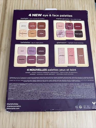 TARTE “ALL STARS” 4 NEW EYE & FACE PALETTES AMAZONIAN CLAY COLLECTOR’S SET NIB - Picture 7 of 13