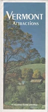 1973 Vermont Vacation Guide & Map Brochure