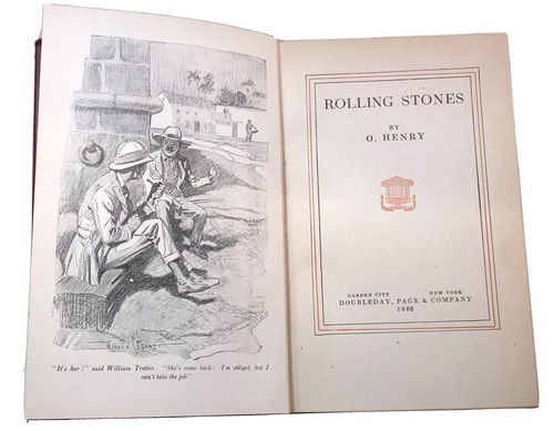 Antique “Rolling Stones” By O Henry 1912 Doubleday Page & Company PO - Picture 2 of 12