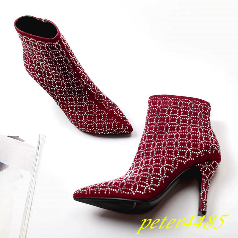 Puntera puntiaguda Tobillo Tacón Alto Tacones Stilettos Tacón Cremallera de Moda de Dama Mujer Zapatos Puntera puntiaguda Tobillo Tacón Tacón Tacón Alto Tacones Stilettos Tacón Cremallera de Moda de Dama Mujer Zapatos autorización