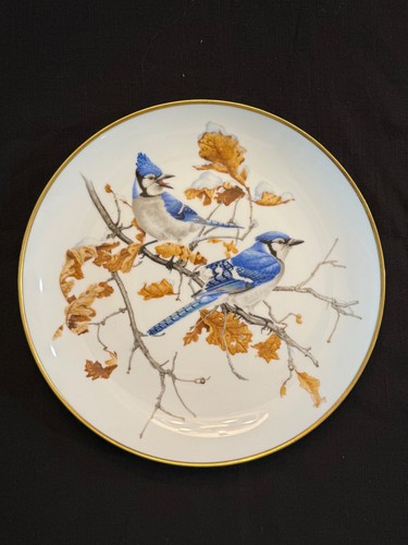 Kaiser W Germany  Collector Plate "Blue Jays Feathered Friends" by Glen Loates - Picture 1 of 8