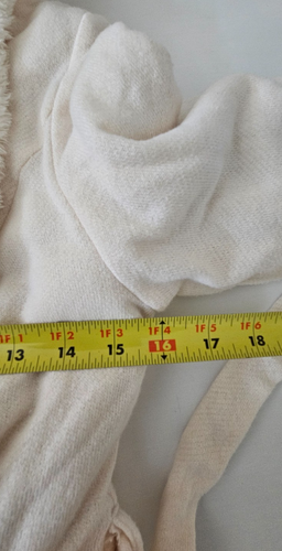Anthropologie Saturday Sunday Bathrobe Size S Sherpa Lined Pockets Cozy Snuggly - Picture 7 of 8