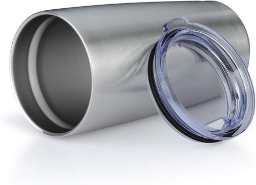 20oz Vacuum Insulated Travel Mug Set - Double-Wall Stainless Steel Tumblers - Picture 7 of 9