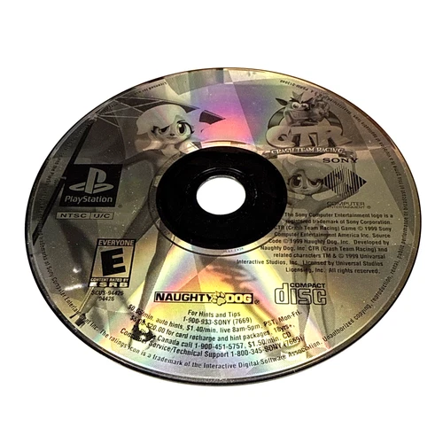 CTR: Crash Team Racing (PlayStation 1, 1999) Disc Only
