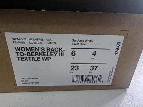 Stivali The North Face donna Back To Berkeley III tessuto Dryvent taglia 6 nuovi - Foto 9 di 9