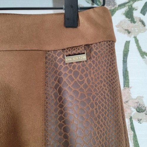 Marc New York Brown Faux Suede Snakeskin Leggings Women's XS - Picture 3 of 8