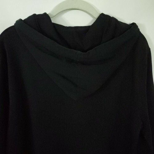 ASOS DESIGN Trainingsanzug Hoodie Unisex Herren Damen Large Black Tie Bio Baumwolle - Bild 7 von 10
