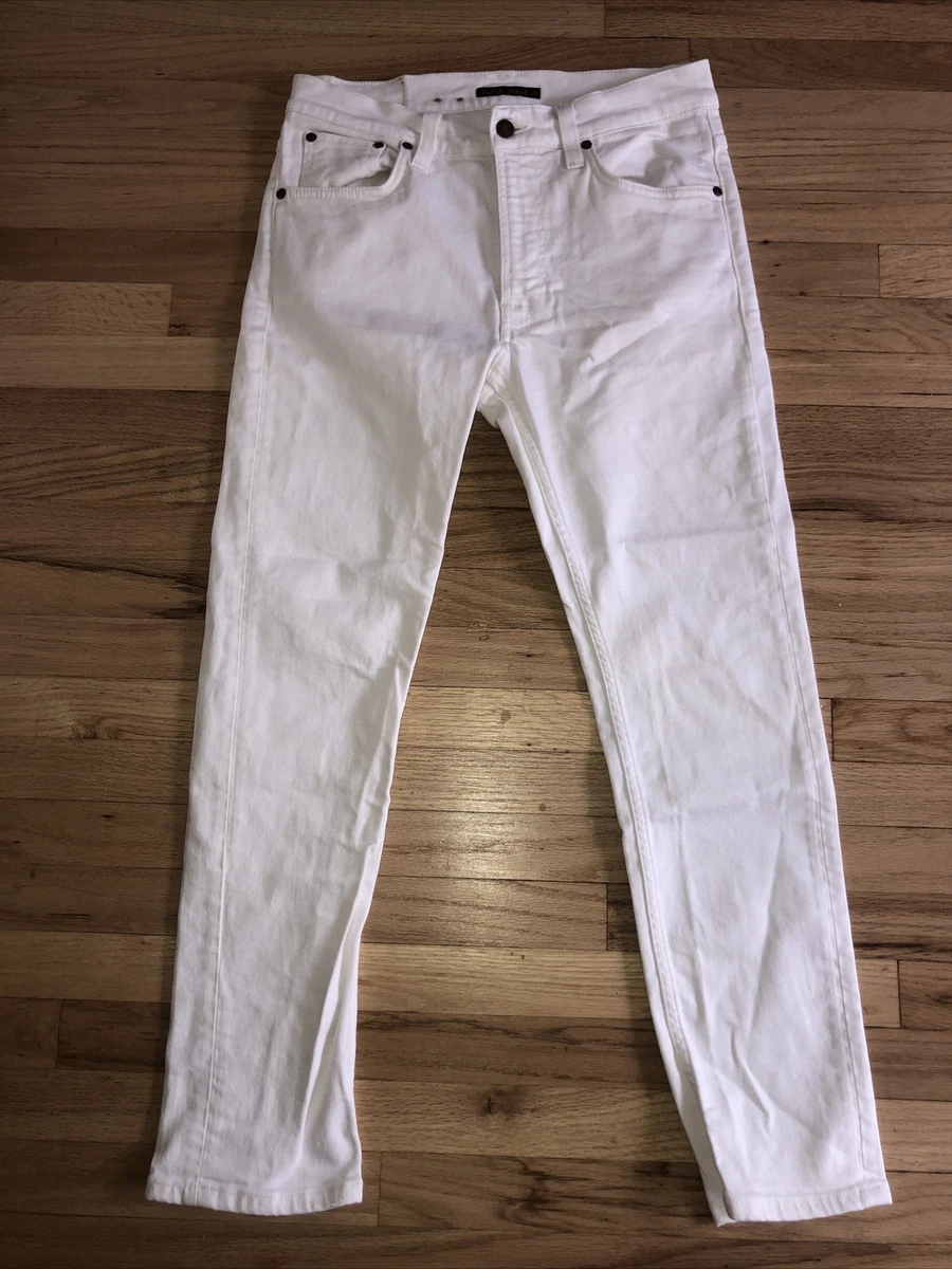 Nudie 2025 jeans white
