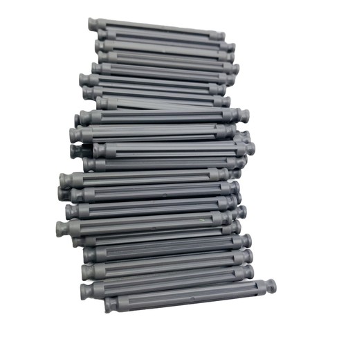100 Aste MICRO Knex Grigio Scuro 1,6" - K'nex Piccole Mini Ricambi - Foto 2 di 2