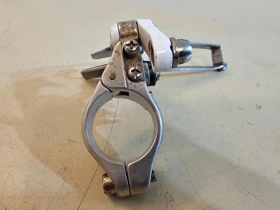 Desviador de bicicleta de carretera delantero Suntour Cyclone 7000 de colección... bicicleta doble de 28,6 mm Foto 4 de 4