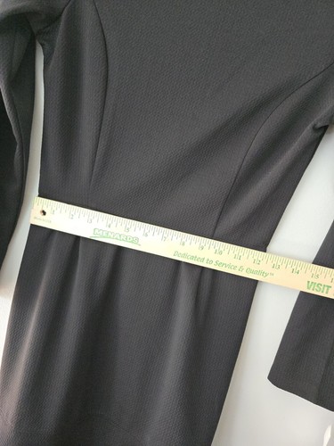 Bar III Womens Little Black Dress Small Wednesday Adams - Picture 9 of 11