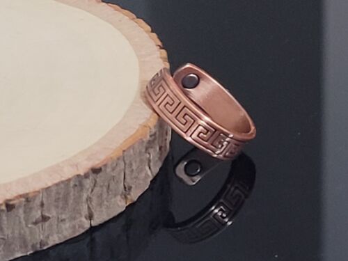 Reines Kupfer Magnetarmband & Ring Set Arthritis Therapie Männer Frauen Manschette Labyrinth - Bild 5 von 6