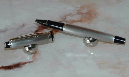 AUSSERGEWÖHNLICHER KUGELSCHREIBER WATERMAN EXPERT eisgrau NEU AB LAGER ballpoint pen - Bild 3 von 8