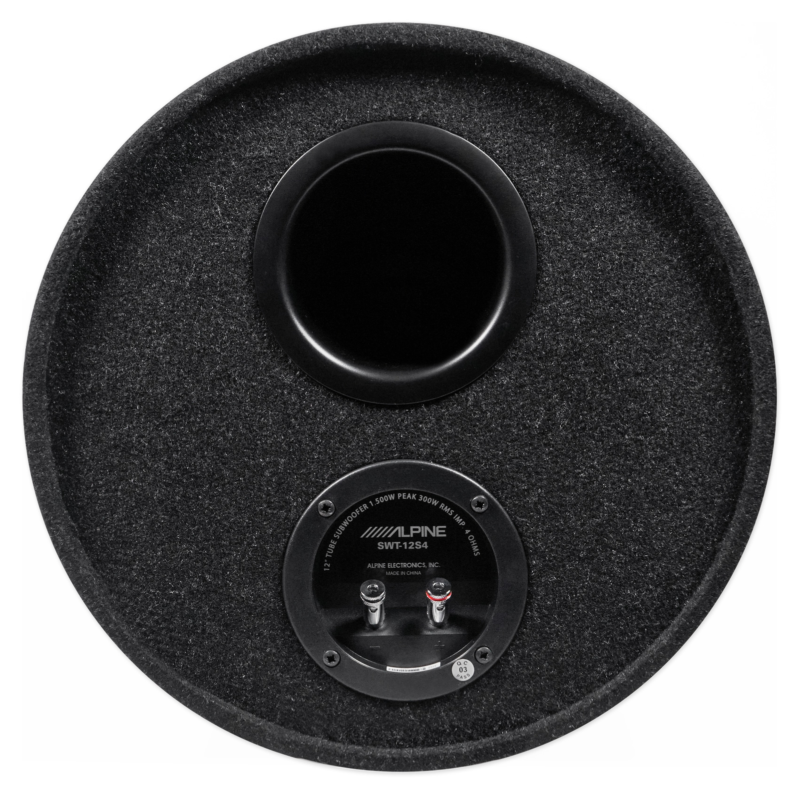 alpine tube subwoofer