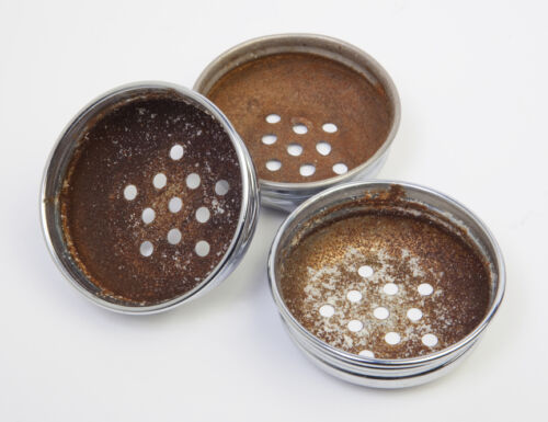 Cheese Shaker Tops-Plastic- Rust & Dent Free Forever Lids (12 Count) Black 244B - Picture 6 of 8