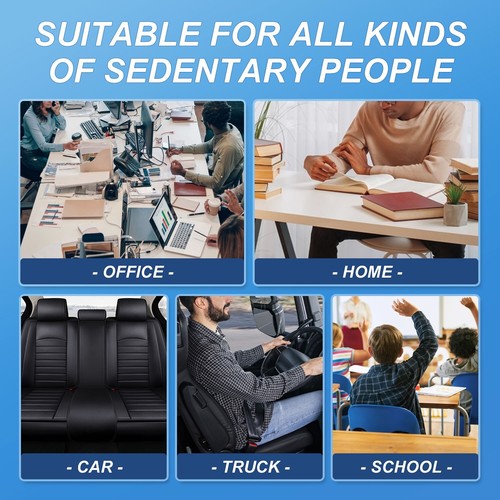 Stelive Back Cushion Lumbar Support Cushion Memory Foam Ergonomic Support Pillow - Picture 8 of 12