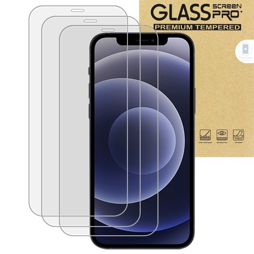 3er-Pack für iPhone 15 14 13 12 11 Pro Max XS XR Hartglas Displayschutzfolie - Bild 23 von 39