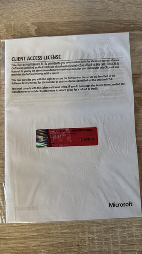 SERVEUR HPE MICROSOFT WINDOWS 2019 5 APPAREILS - CALS