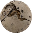 Mechanical Pocket Watch Movement for Parts Antique 12 Size Hampden General Stark