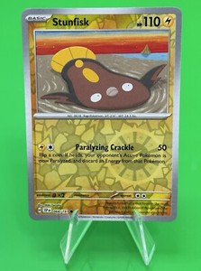 ⭐️⭐️Pokemon Stunfisk S & V Surging Sparks Reverse Holo Common 064/191 NM!!⭐️⭐️
