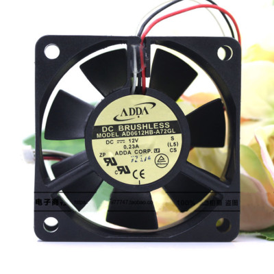 Original FOR ADDA AD0612HB-A73GL 12V 0.23A 6CM 6025 3 wire cooling fan