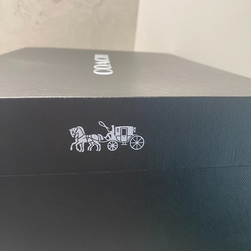 Coach Black Rectangle Cardboard Storage Bootie Empty Box L 14" x W 10" x H 5.5" - Picture 5 of 14