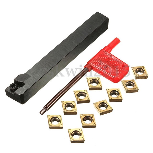 SCLCL1212H09 12mm Lathe Turning Tool Holder + 10pcs CCMT 09T3 CCMT3(2.5)1 Insert eBay