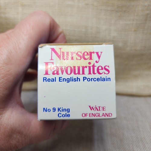 Vintage Wade of England Old King Cole #9 Nursery Preferiti Porcellana con Scatola - Foto 8 di 9