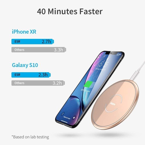 ESR Wireless Charger 10W Metal Frame Fast-Charging for iPhone 14/13/Pro/Pro Max - Picture 47 of 52