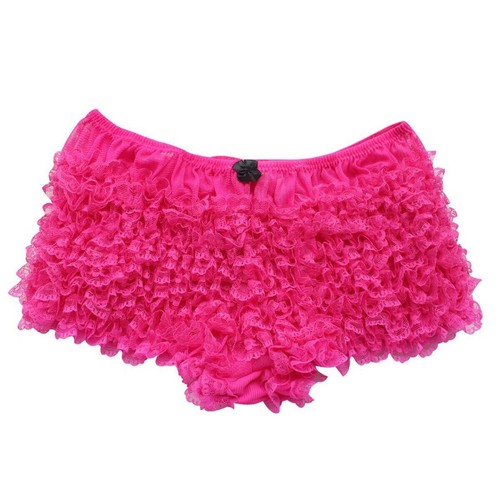 Women's Ruffled Lace Bloomers Knickers Panties Dance Shorts Underwear Lingerie. - Picture 6 of 35