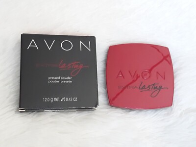 Avon EXTRA LASTING Pressed Powder - ''MOCHA'' - (RETIRED) - NEW OLD STOCK!!!