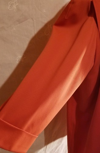 Vintage Hanae Mori France Women's Two Piece 100% Light Wool Suit - Coral - US 8 - Picture 7 of 10