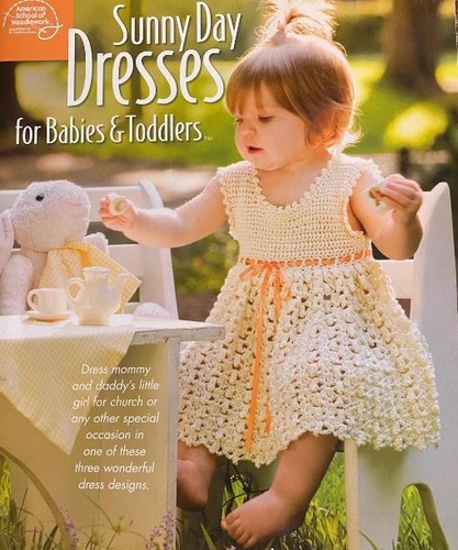 Sonnige Tageskleider für Babys & Kleinkinder, 3 Designs Spitze (12 Monate - Größe 4) - Bild 1 von 3