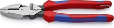 KNIPEX 0912240TBKA 9 1/4" ULTRA COMFORT HIGH LEVERAGE LINEMAN'S PLIERS TETHER