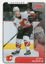 NM- 2001 Upper Deck Victory 52 Derek Morris   Calgary Flames Card