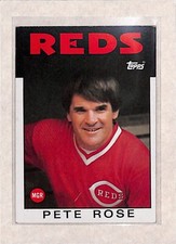 1986 Topps  #741 Pete Rose Manager VG