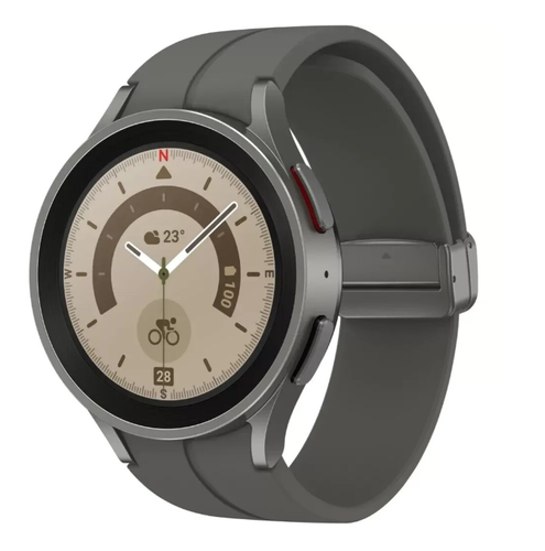 Samsung Galaxy Watch 5 Pro SM-R925 45mm LTE Gray Titanium "sehr gut" - Bild 1 von 2