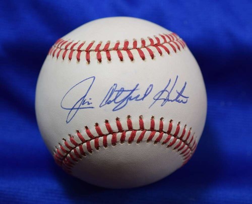 Jim Catfish Hunter PSA DNA Autogramm American League signed Baseball