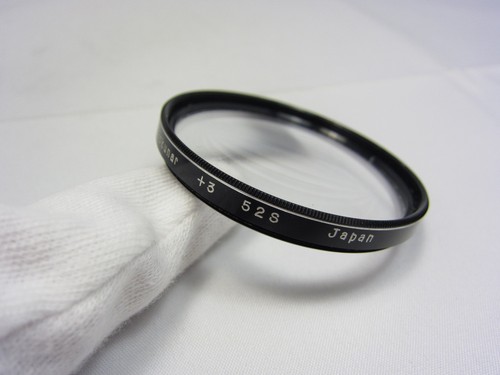 Used ROKUNAR +3 Macro Close-up 52mm 52S Lens Filter Made in JAPAN 6405017 - Picture 3 of 4