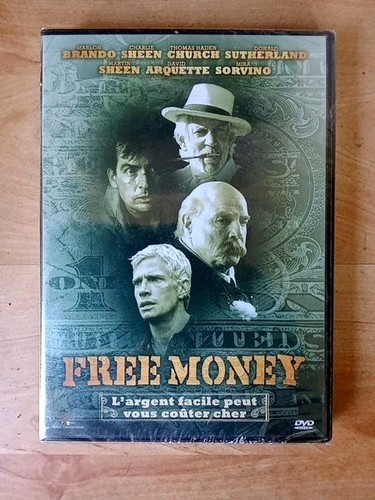 Free Money - Marlon Brando, Martin Sheen. French Import (New/Sealed DVD 1998) - Picture 1 of 3