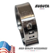 120x 1/2" & 100x 3/8" PEX Stainless Steel Clamp Cinch Rings Crimp Pinch Fitting