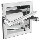 Recessed Toilet Paper Holder, Bathroom Wall Mount Recessed Pivoting Toilet Tissu