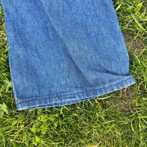 Vintage 70s? Carhartt Made in USA 38x34 denim jean overalls - Picture 5 of 7