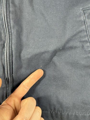 Giacca Polo Ralph Lauren vintage uomo blu medio bi swing barracuda foderata a quadri - Foto 5 di 15