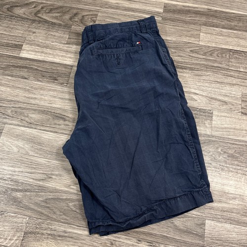 TOMMY HILFIGER Classic Length Dark Blue Casual Chino Shorts Men's Size 34 - Picture 2 of 9