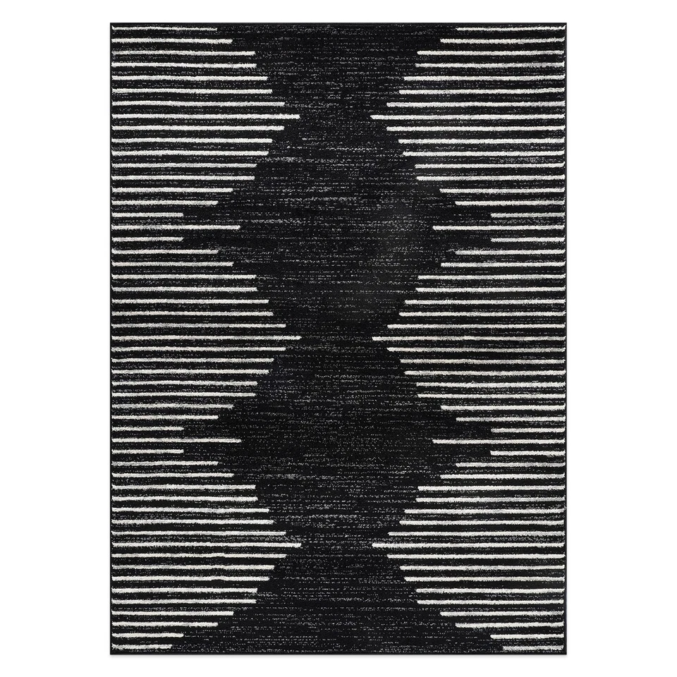 Tapete de área Rugshop tapetes listrados boêmios para sala de estar tapete de quarto tapete de quarto de hóspedes - Imagem 2 de 4