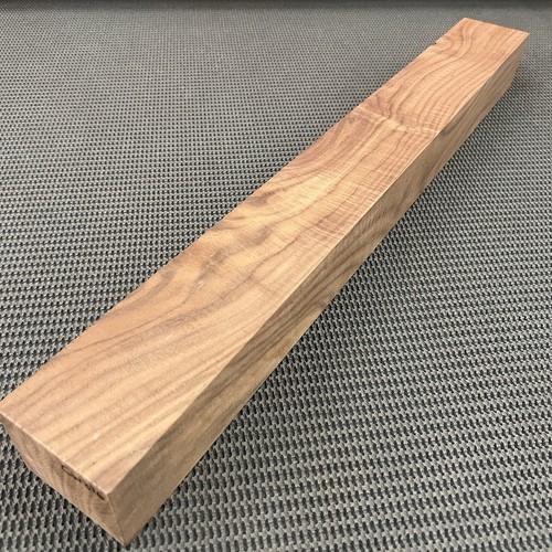 CW376 Curly Claro Walnut Billet Block Carving Craft Knife Handle Call 24.25" - Picture 12 of 14