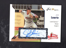 2006 Just Autographs Signatures #35 Jed Lowrie AU RC