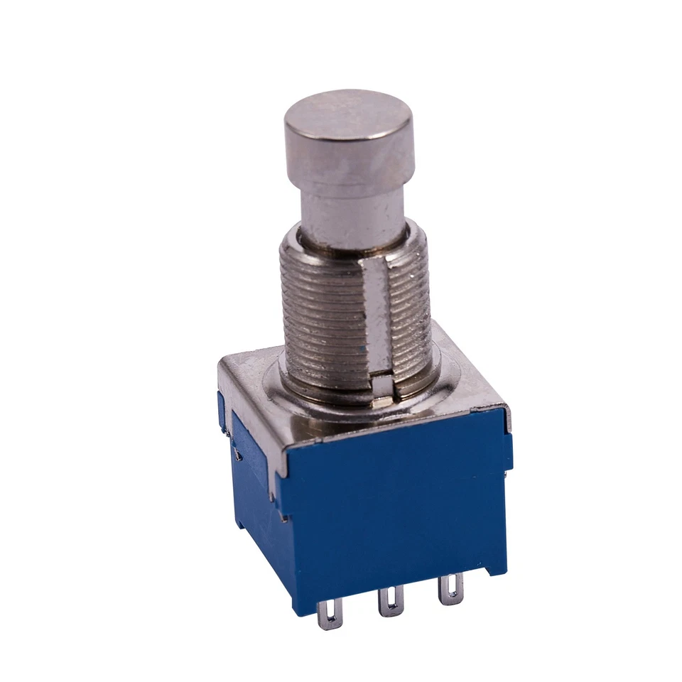 Efectos de guitarra 3PDT 9-Pin Enganche Pedal Interruptor de pie Pie Y7V26055 - Imagen 2 de 4
