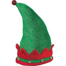 Amscan 395016 Deluxe Plush Felt Long Elf Hat Accessory